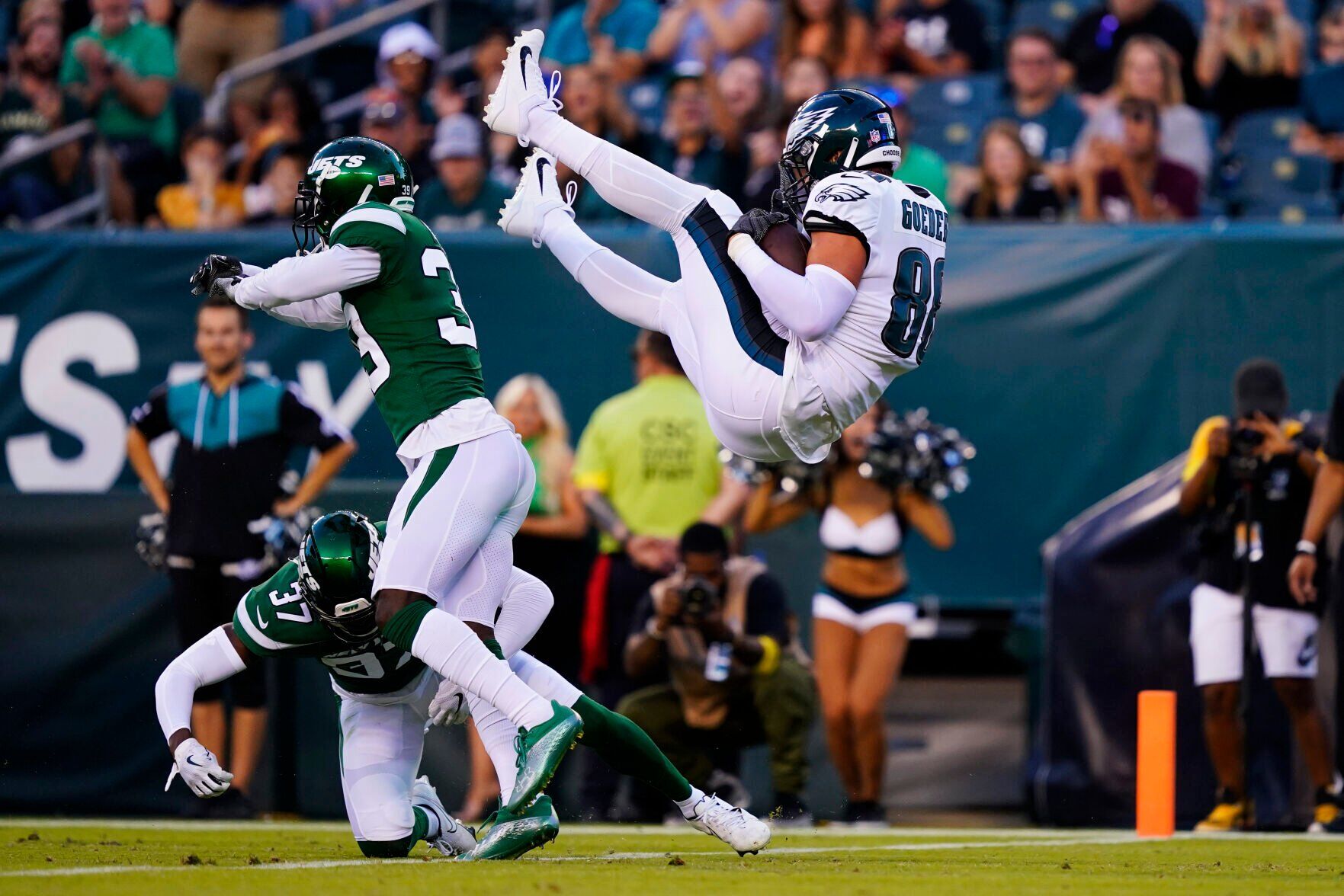 APTOPIX Jets Eagles Football